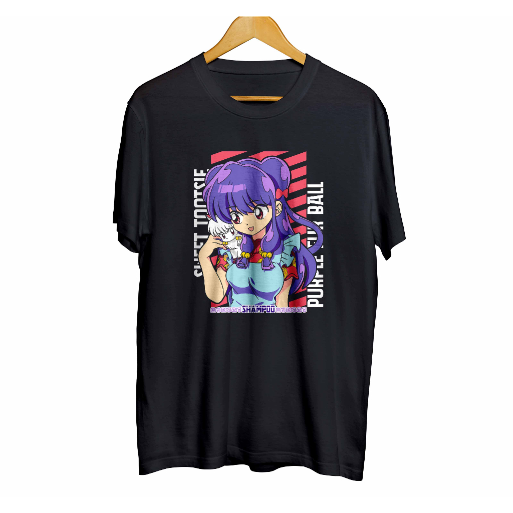 Kaos distro infinite anime SHAMPOO RANMA - RANMA ONE HALF original desain material combed 30s