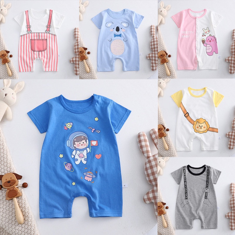 Romper Fashion Bayi / Baju Kodok Bayi Bahan Catton Combed 30s (SNI)