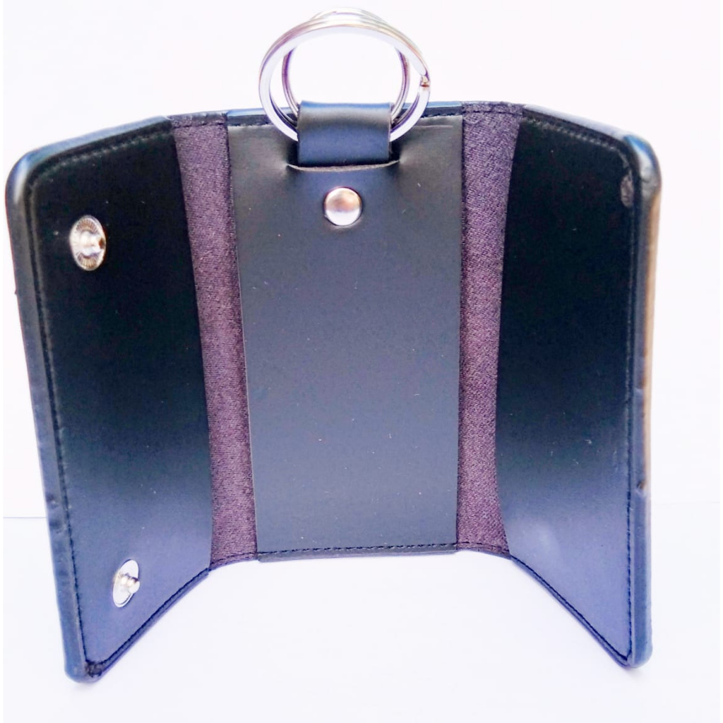 DOMPET KUNCI STNK KULIT ASLI / DOMPET STNK MOTOR KULIT ASLI / GANTUNGAN KUNCI KULIT 1 LAPIS / DIJAMI