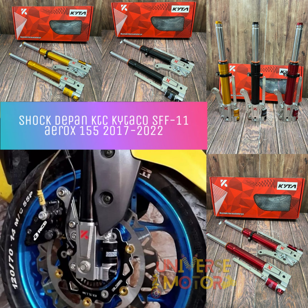 SHOCK DEPAN KTC KYTACO AEROX 155 NEW 2020 2021 2023 AEROX 155 OLD 2017 2018 2019 ORIGINAL
