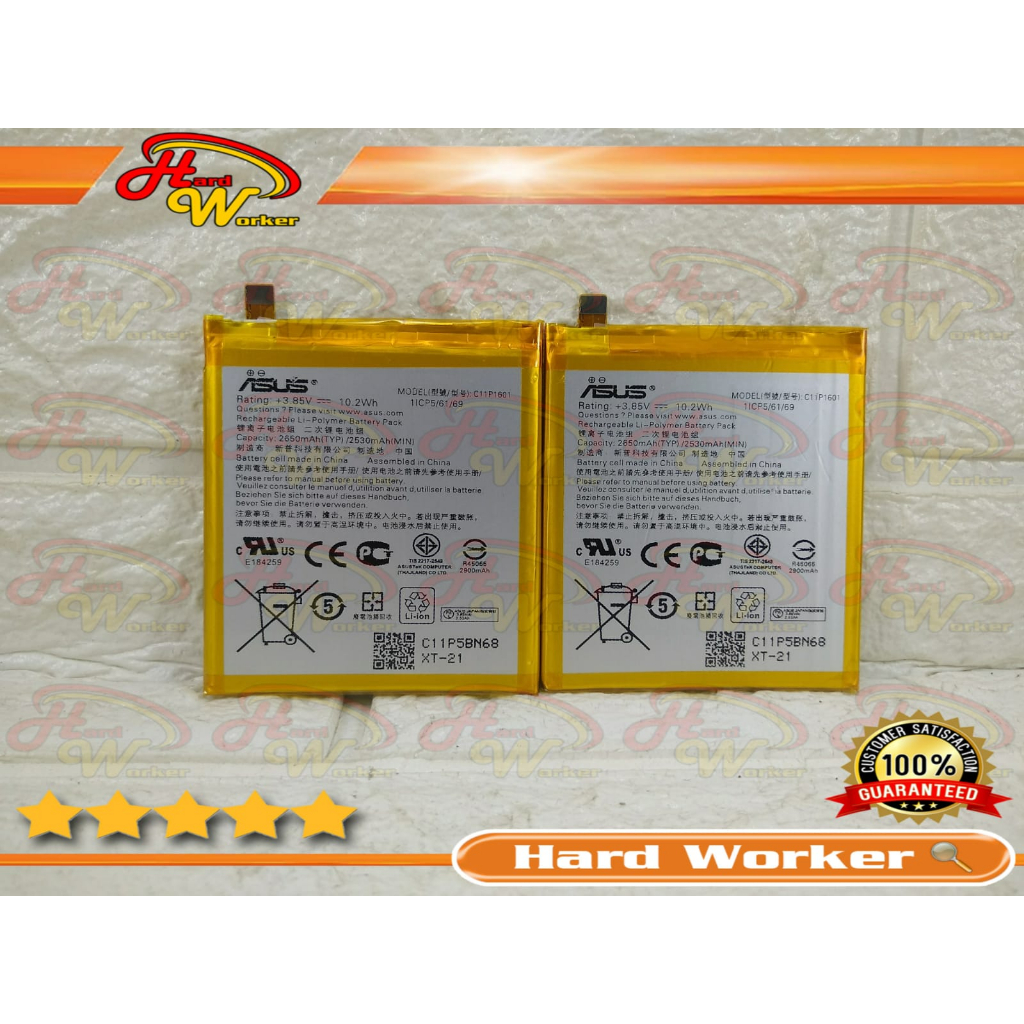 Baterai Original ASUS Zenfone 3 ZE520KL Z017D Z017DA Z017DB C11P1601