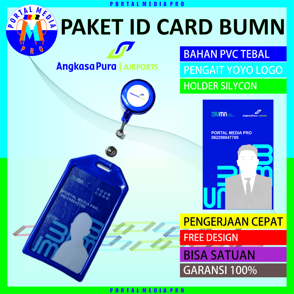 

ID Card Paket Holder Yoyo Angkasa Pura Airport