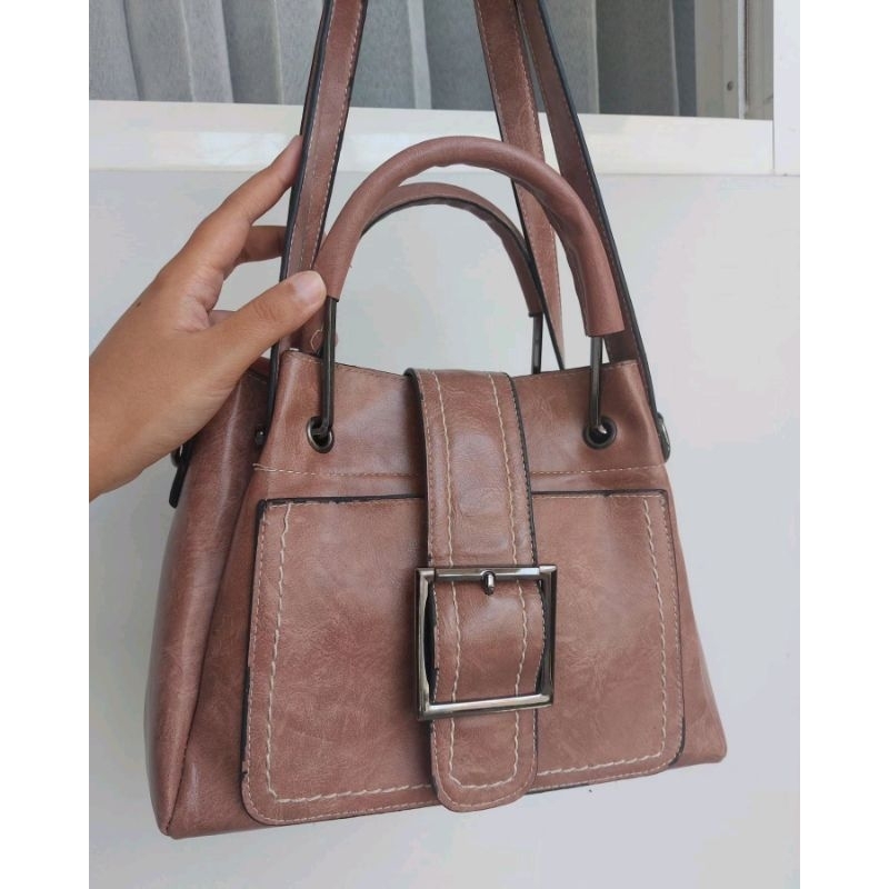 Brown Leather Bag (Preloved)