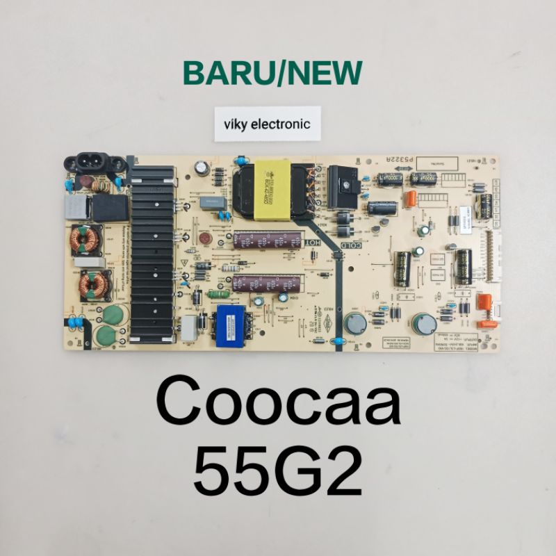 COOCAA 55G2 regulator power supply psu mesin tv COOCAA 55G2
