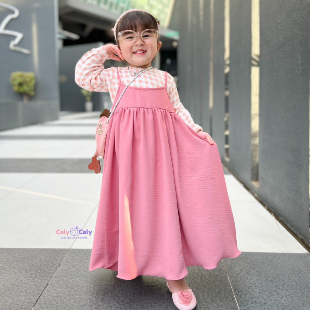 Dress Gamis Anak Perempuan GINGHAM