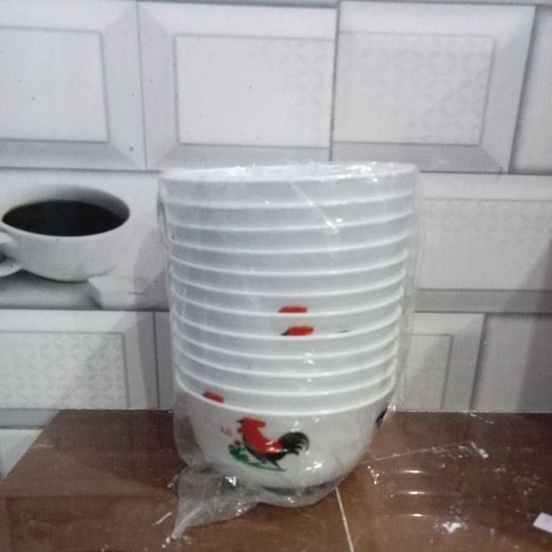 mangkok jago mini 1lusin