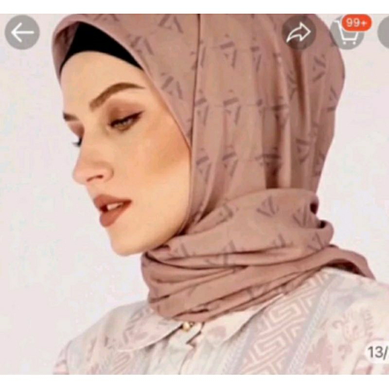 hijab Vivi Zubedi Monogram Scarf