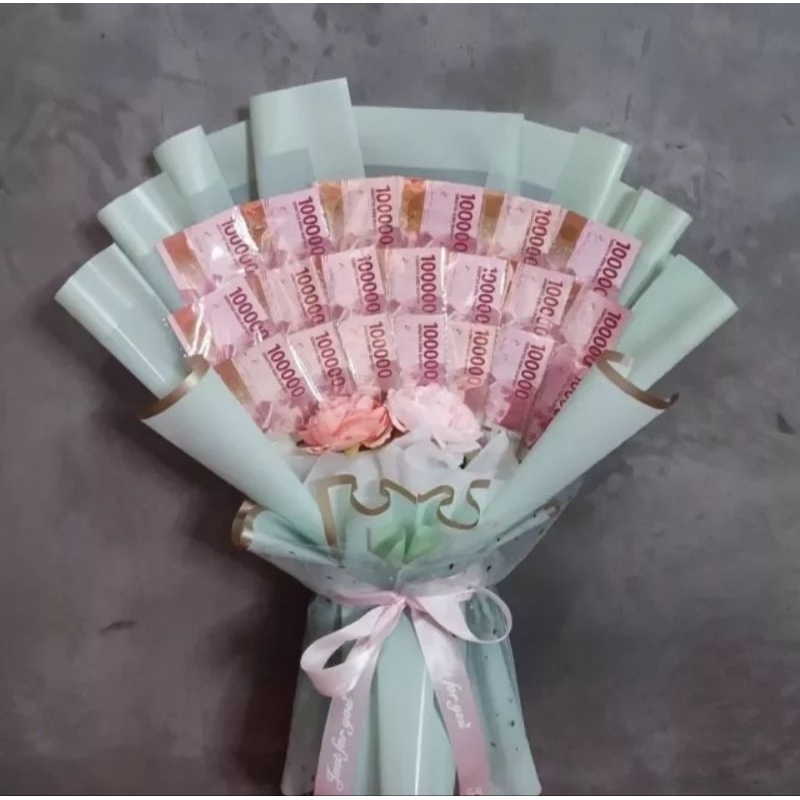 

Bouquet Money Flower/ Buket Uang Bunga/ Buket Uang/ Seserahan/ Graduation/ Buket Seserahan