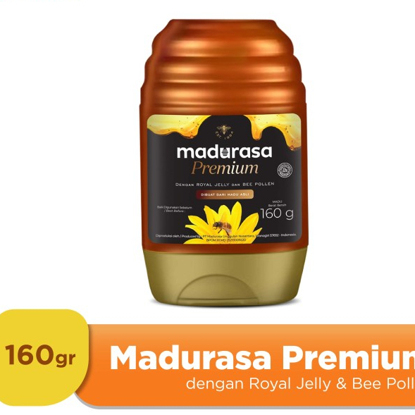 

Madurasa Premium 160 Gram Madu Dengan Royal Jelly Dan Bee Pollen