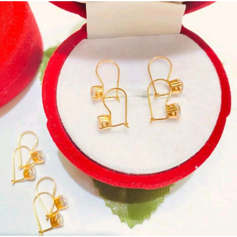 Anting Permata Desi emas Anting Desi Gold