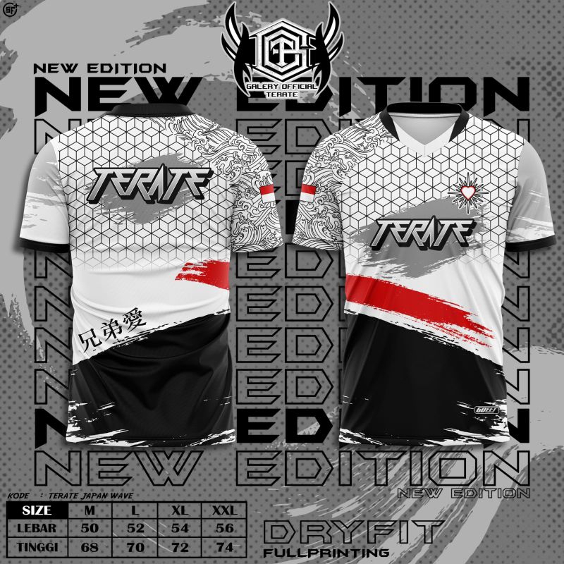 JERSEY TERATE JEPANG TERLARIS • JERSEY TERATE TERBARU • JERSEY PSHT MURAH • JERSEY PSHT KEREN • JERS