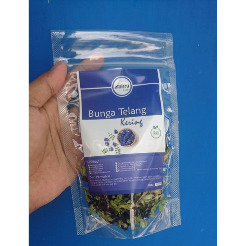 

Teh Bunga Telang Kering 10 gram Murah