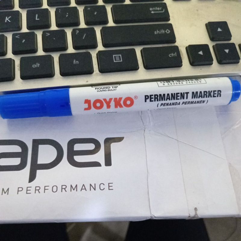 

spidol joyko biru permanen
