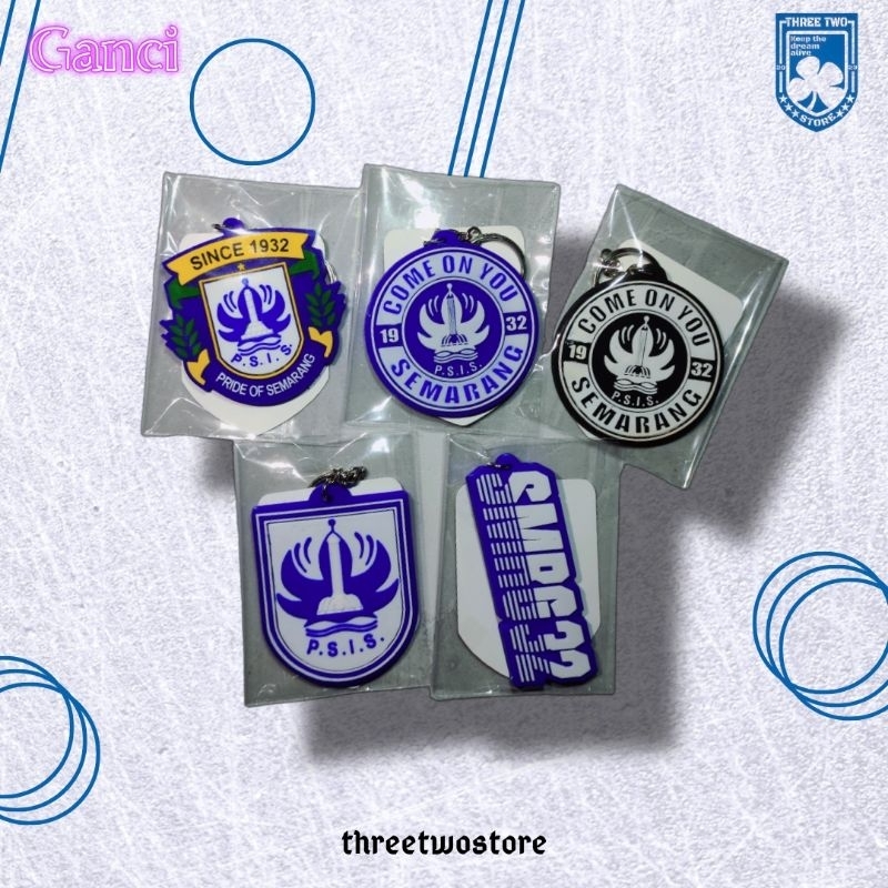 AKSESORIS  GANTUNGAN KUNCI & GELANG PSIS SEMARANG