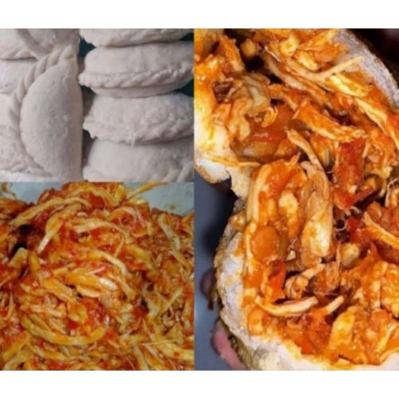 

NEW!!!Cireng isi ayam suwir pedas/original Besar isi 5