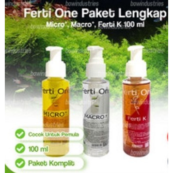 (3 IN 1) PAKET PUPUK CAIR FERTI ONE / PUPUK CAIR AQUASCAPE
