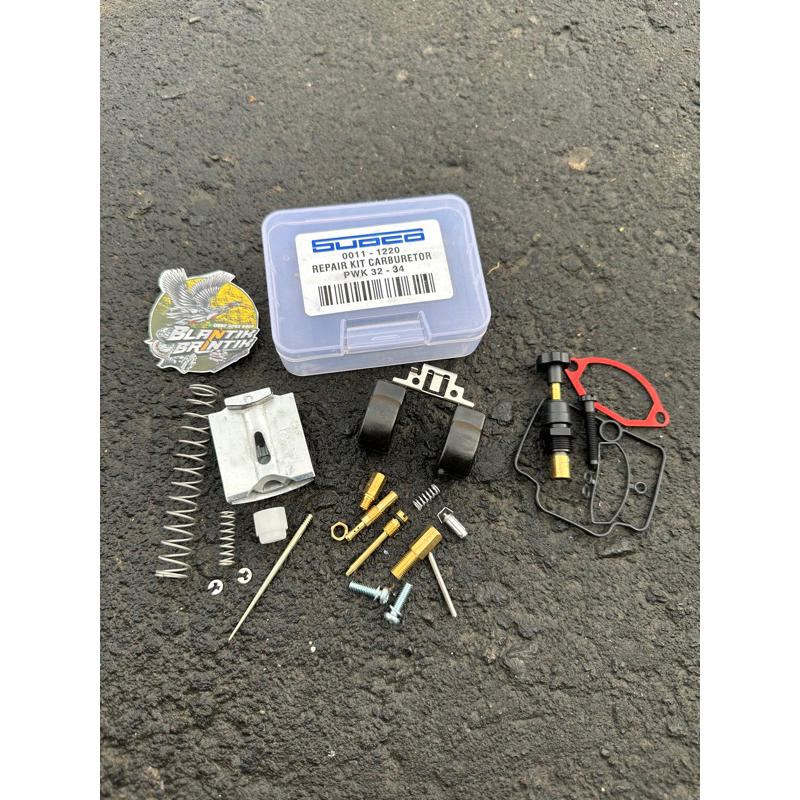 Repair kit karbu pwk sudco original 32 34 seal karbu pwk skep karbu pwk mainjet jarum karbu pwk spar