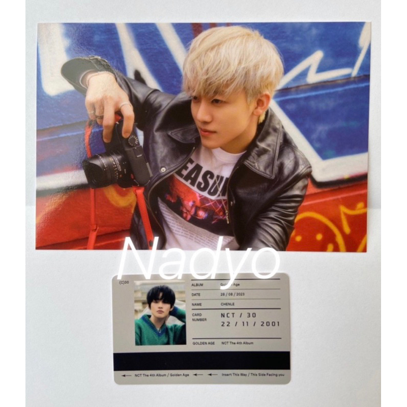 Postcard Jaemin transportation card Chenle nct golden age