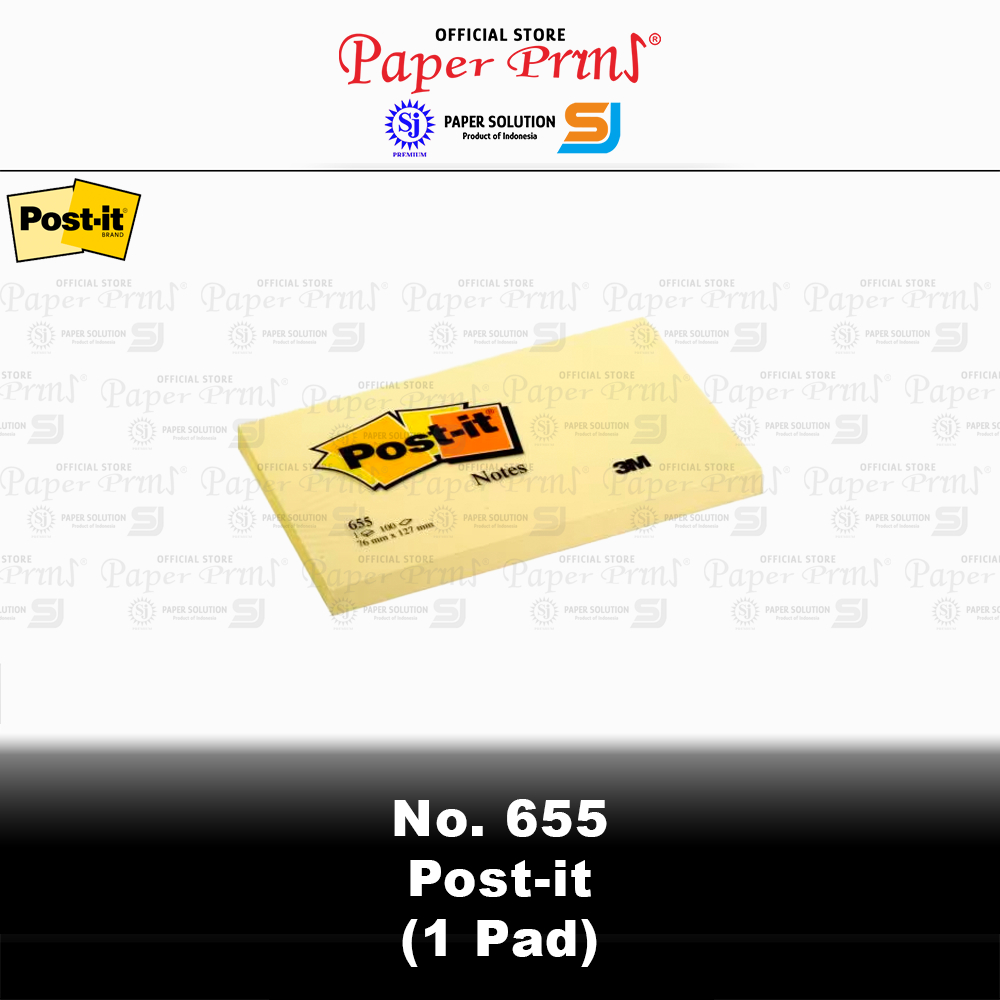 

Memo Sticky Note Post it 3M No. 655 - 1 Pad