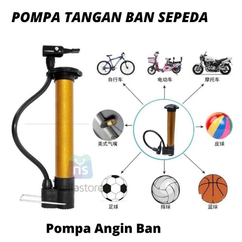 Pompa Angin Mini Portable Pompa Angin