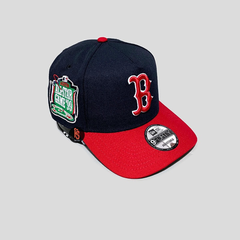 TOPI NEW ERA ORIGINAL A FRAME ASG 1999 BOSTON RED SOX NAVY RED