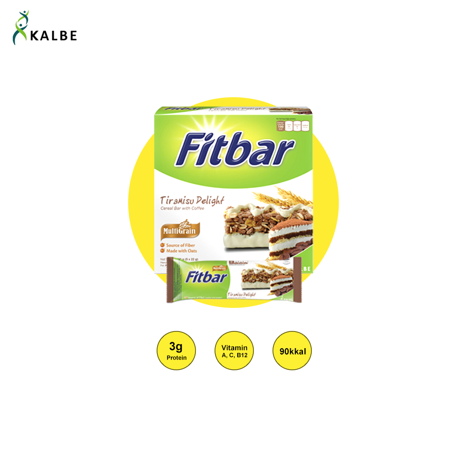 

Fitbar Multigrain 22g - Cemilan Sehat Rendah Kalori