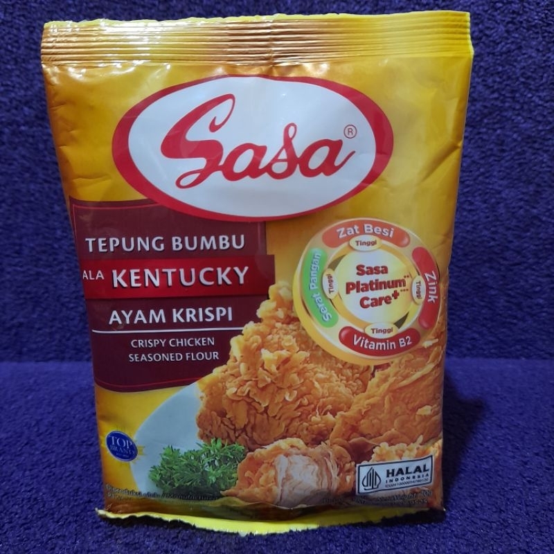 

SASA TEPUNG BUMBU SERBAGUNA ALA KENTUCKY AYAM KRISPI 70 Gram