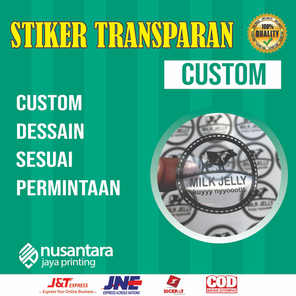 

STIKER TRANSPARAN | STIKER TRANSPARAN CUSTOM MINUMAN | CETAK STIKER TRANSPARAN MURAH
