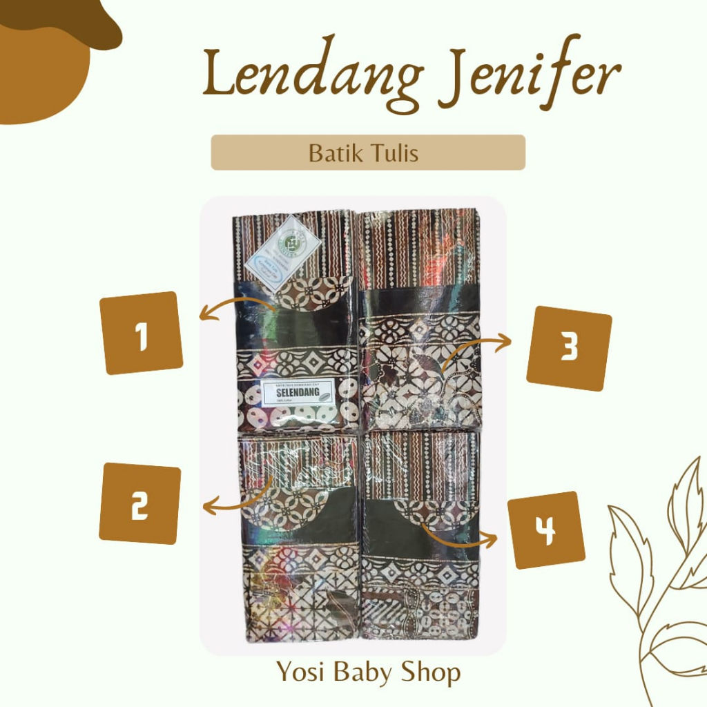 LENDANG BATIK TULIS JENNIFER/ GENDONGAN BAYI SELENDANG