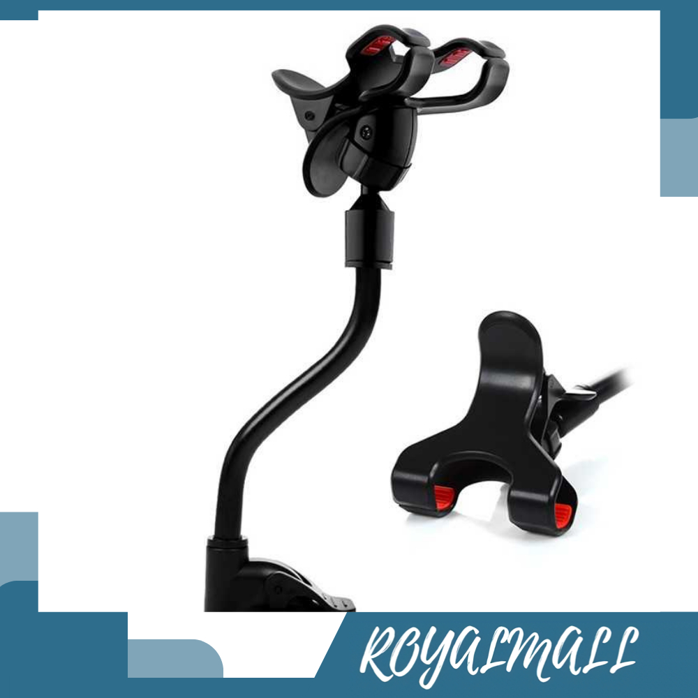 Car Holder Smartphone Mobil Lazypod Flexible Neck 3.5-6 Inch / Dudukan tripod Mobil Handphone Univer