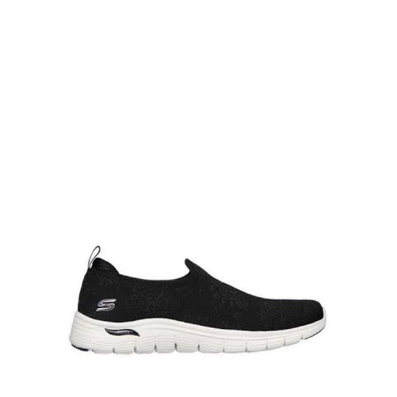 Sepatu Sneakers Wanita Skechers Arch Fit Vista Leisure Black Original