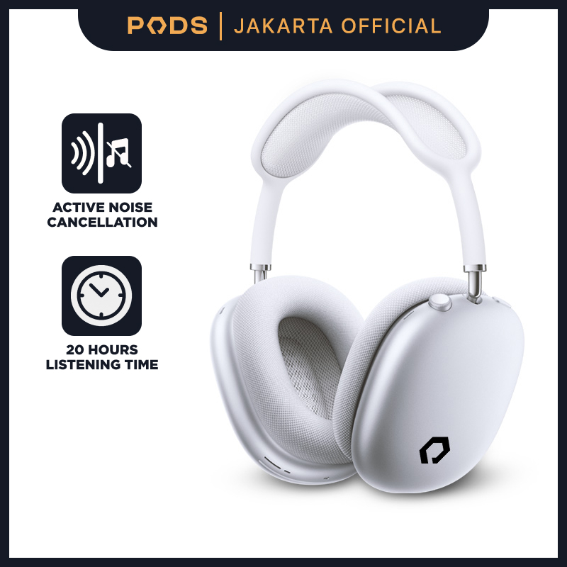 ThePods Max LITE 2023 Wireless Bluetooth Headphones - With Active Noise Cancellation - By PodsJakart