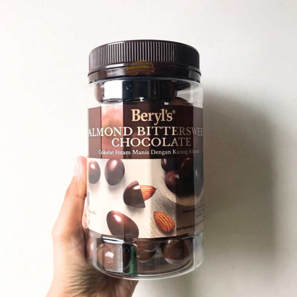 

Coklat Beryl's Almond Bittersweet Jar 450gr