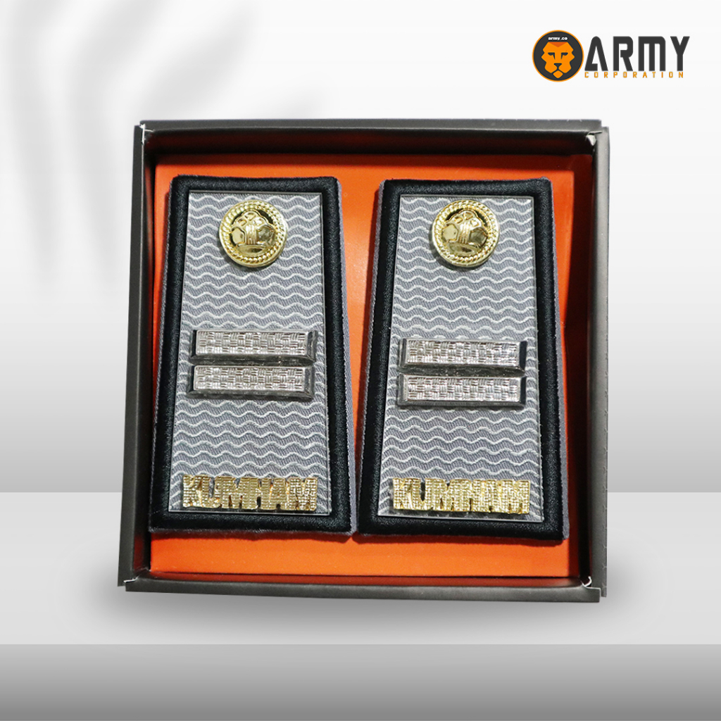 PANGKAT PDH BORDIR KUMHAM GOLONGAN 2B KEMENKUMHAM AKRILIK SILVER