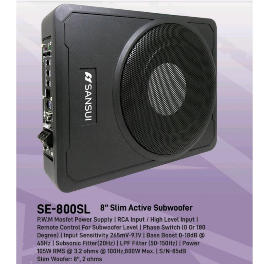 Sub Kolong Sansui SE-800SL / Subwoofer Kolong Aktif Sansui