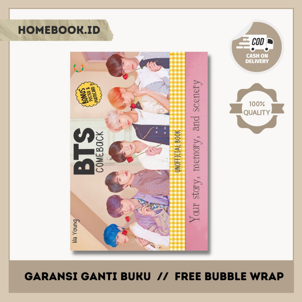 BUKU KPOP : BTS Comeback / BUKU BTS : Buku Korea : Buku untuk Army