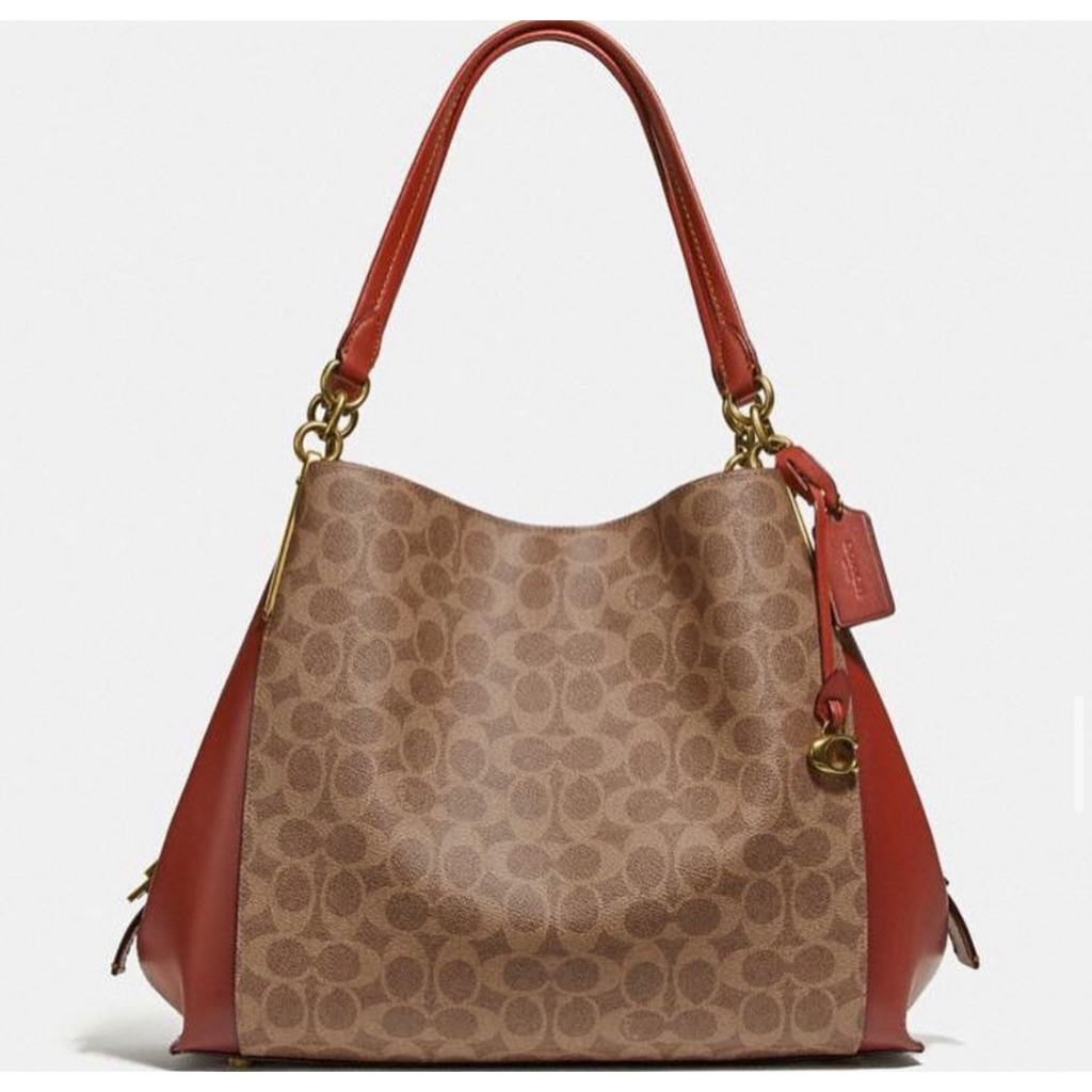 [Ori] RDY - Coach 76078 Dalton 31 With Signature Canvas Blocking