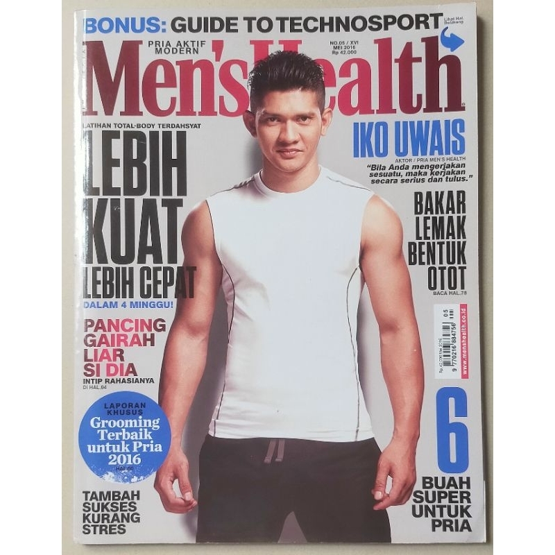 Majalah Mens Health No.05 / Mei 2016 : Cover Iko Uwais