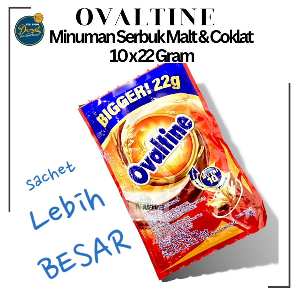 

Susu Coklat Ovaltine Sachet 10 x 22 gram / Ovaltine Renceng 10 x 22 g