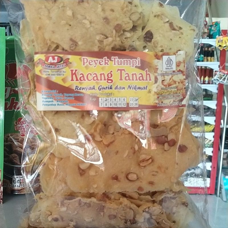 

Aneka jaya peyek tumpi 235 g
