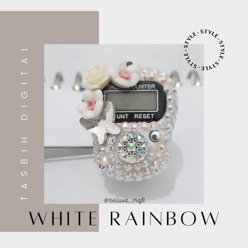 Cantik Tasbih Digital Swarovski Penghitung Zikir Kado Unik Muslimah Persiapan Umroh Oleh oleh haji