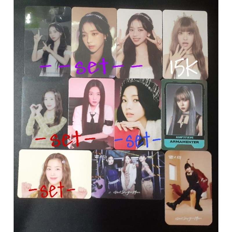 JUAL AESPA REDVELVET NCT ITZY PHOTOCARD POB MD ANNIV SG23 SG22 PINK CHRISTMAS PC ALBUM