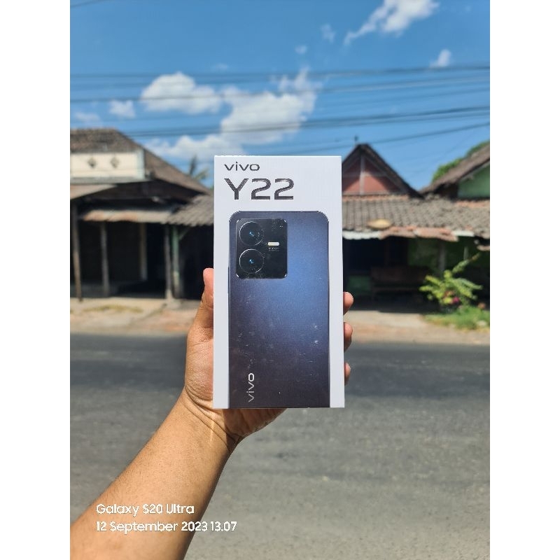 (NEW/BARU) Vivo Y22 ram 4/64 Fullset Segel