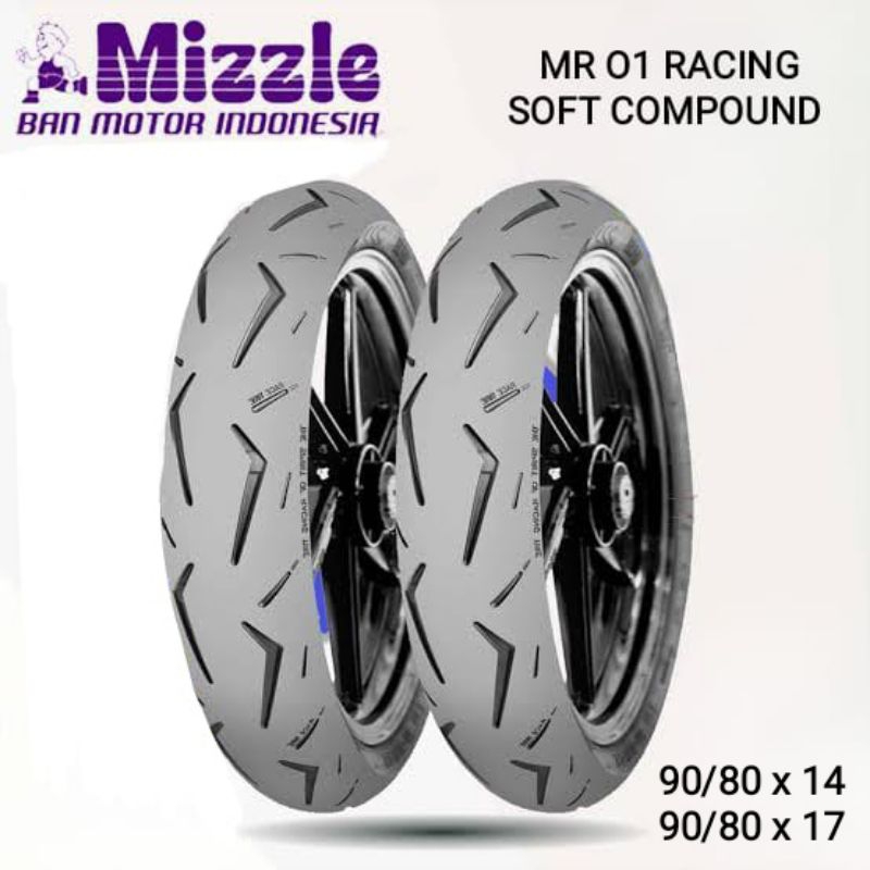 Ban Luar MIZZLE MR 01 TUBELESS TL RING 17 90/80 17