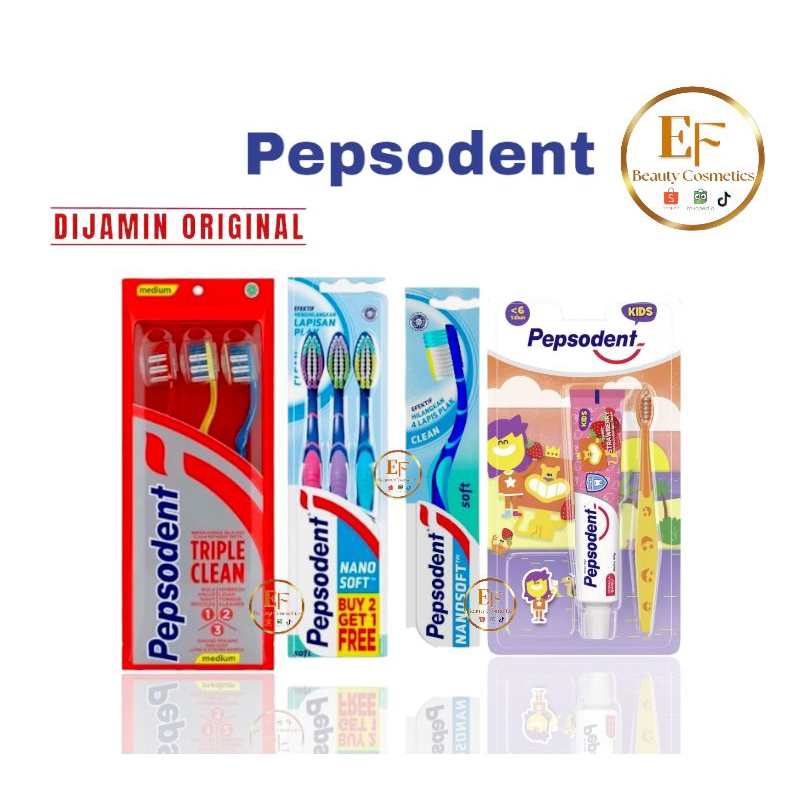PEPSODENT Sikat Gigi Dewasa | Sikat& Pasta Gigi Anak