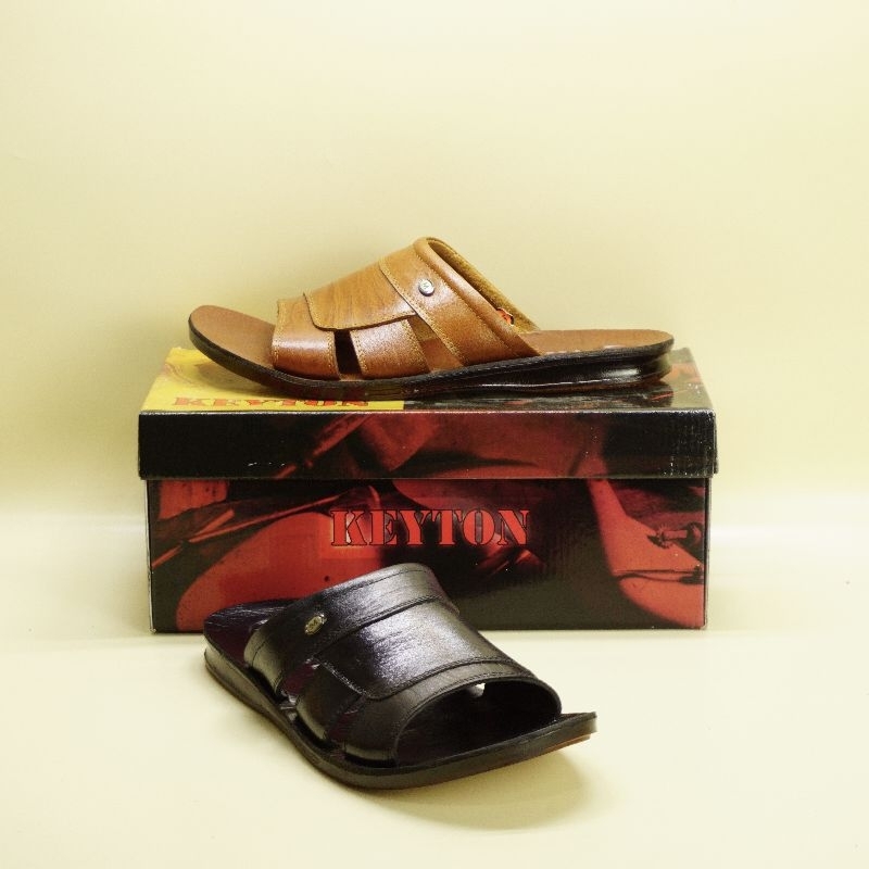 Keyton sandal pria kulit 100% original (525)