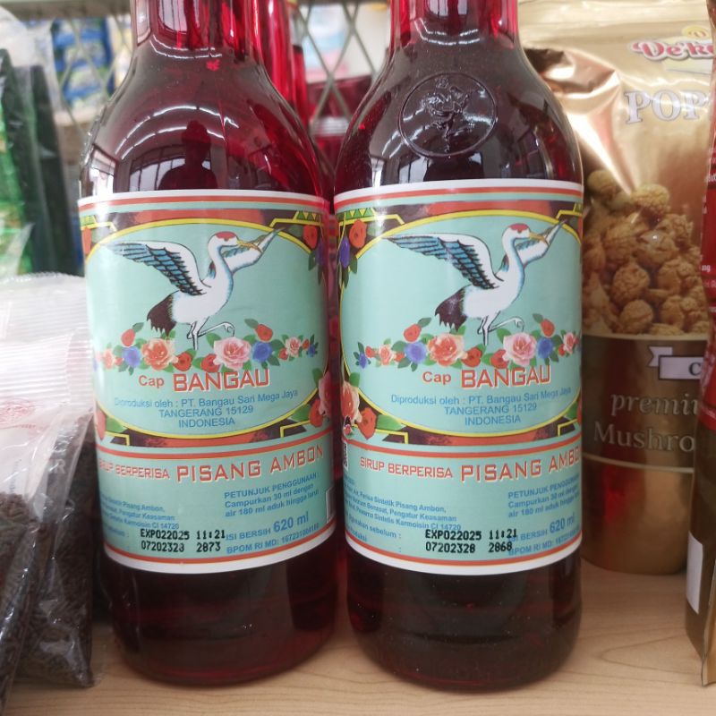 

Sirup Pisang Ambon Cap Bangau 620 Ml