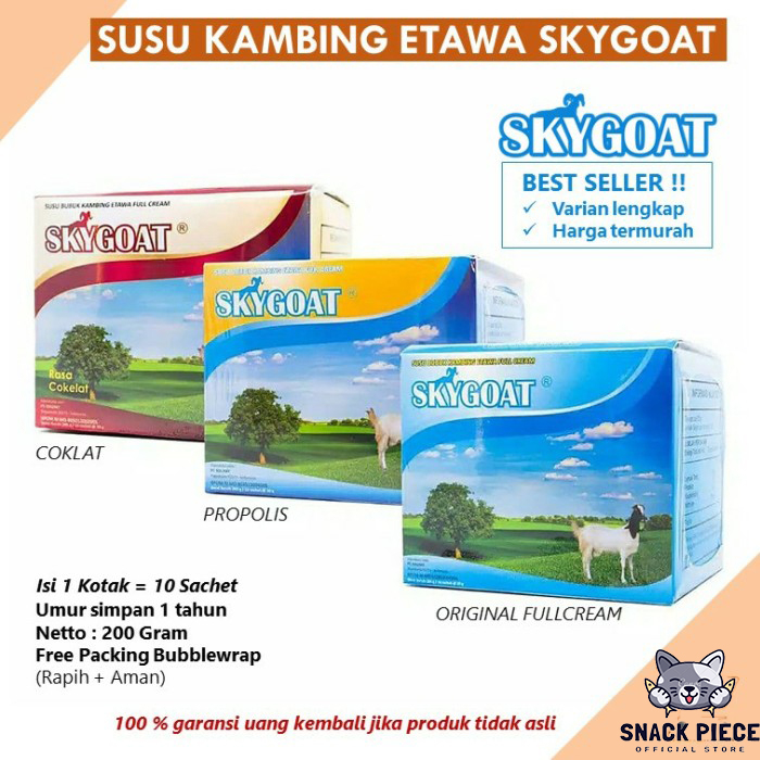 

PREMIUM!! Susu Kambing Etawa Sky Goat Isi 10 Sachet