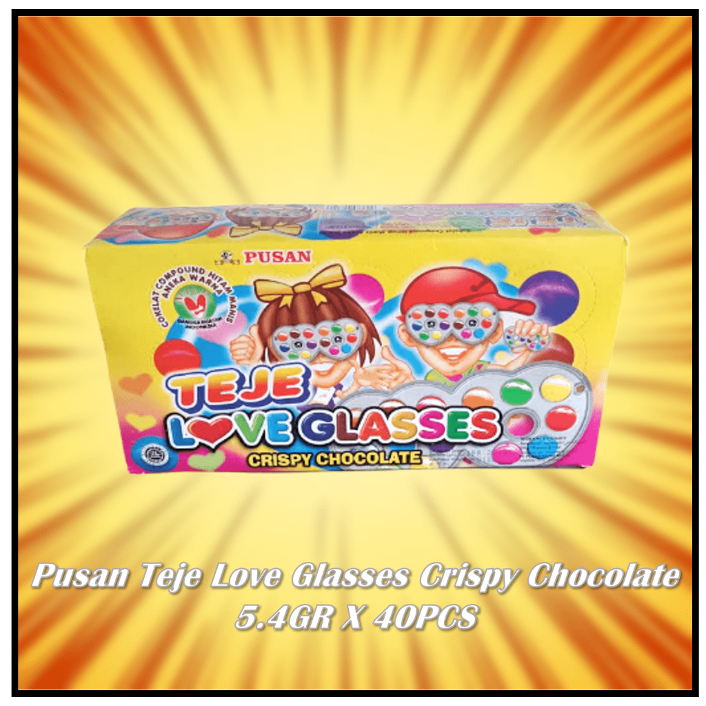 

Pusan Teje Love Glasses Crispy Chocolate 5.4GR X 40PCS