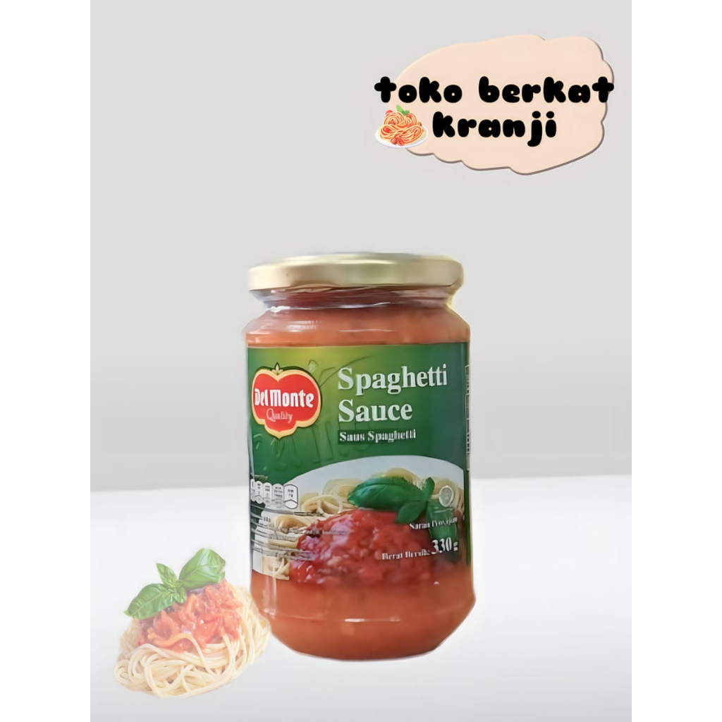 

Delmonte sauce spaghetti 12x330gr/crt